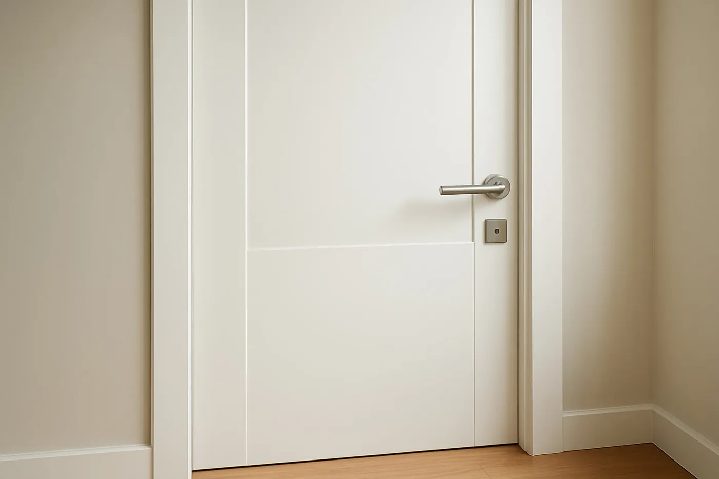Puertas interiores lacadas en blanco